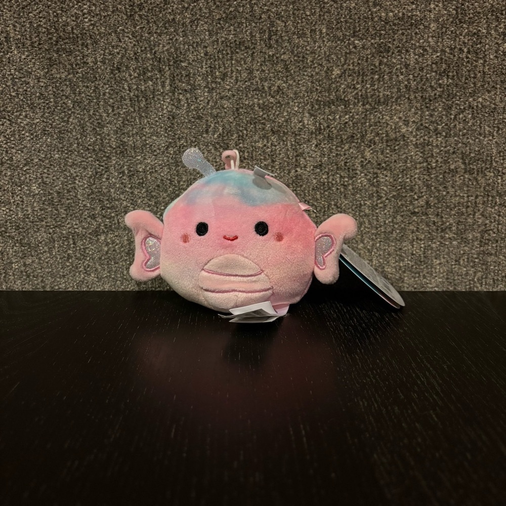 Wren Butterfly Squishmallow Clip